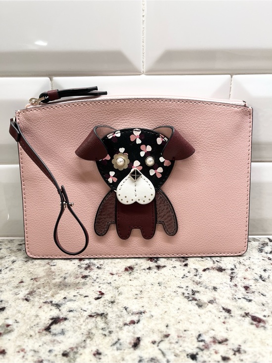 kate spade Accessories - Kate Spade Floral Pup Wristlet NWOT